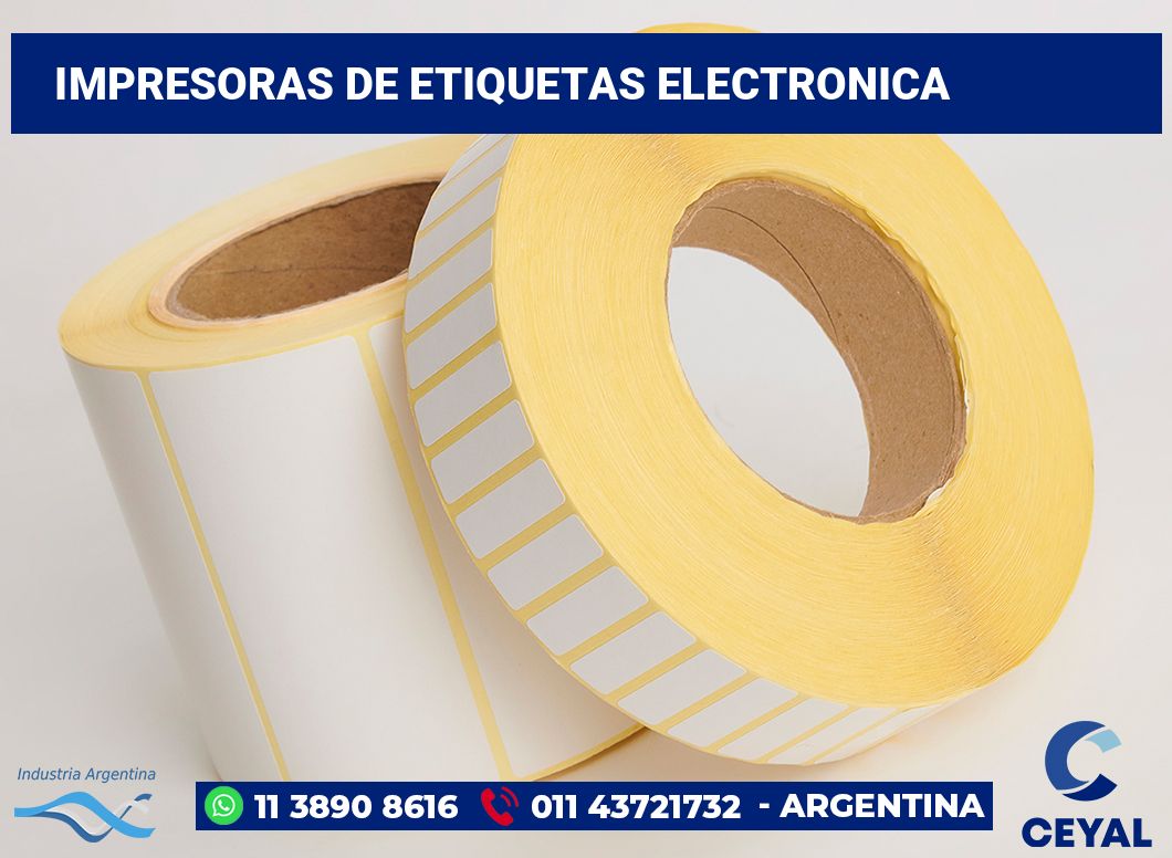 Impresoras de etiquetas electronica