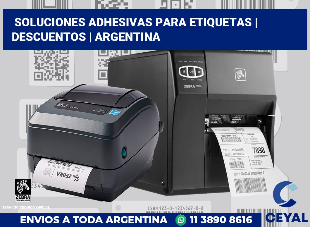 Soluciones adhesivas para etiquetas | Descuentos | Argentina