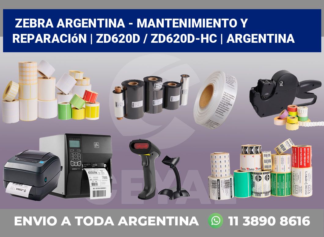 Zebra argentina – Mantenimiento y reparación | ZD620d / ZD620d‑HC | Argentina