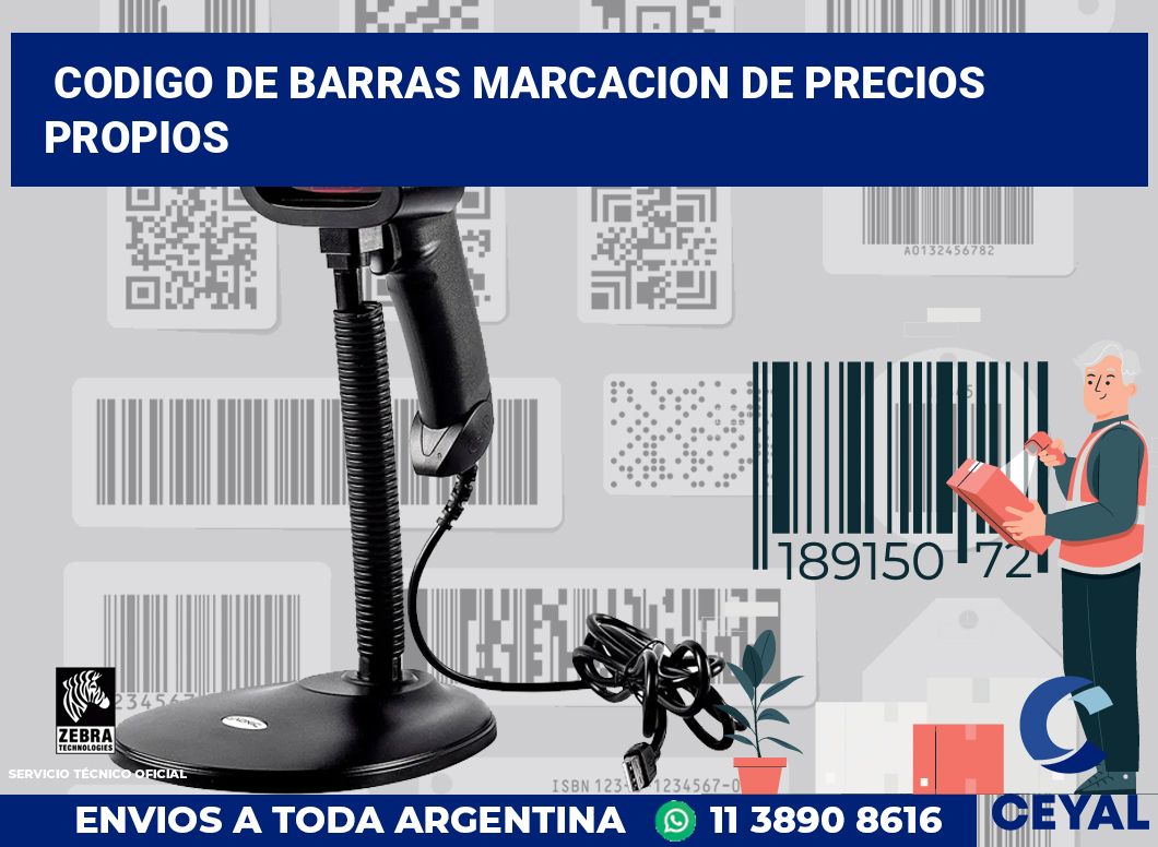 codigo de barras marcacion de precios propios