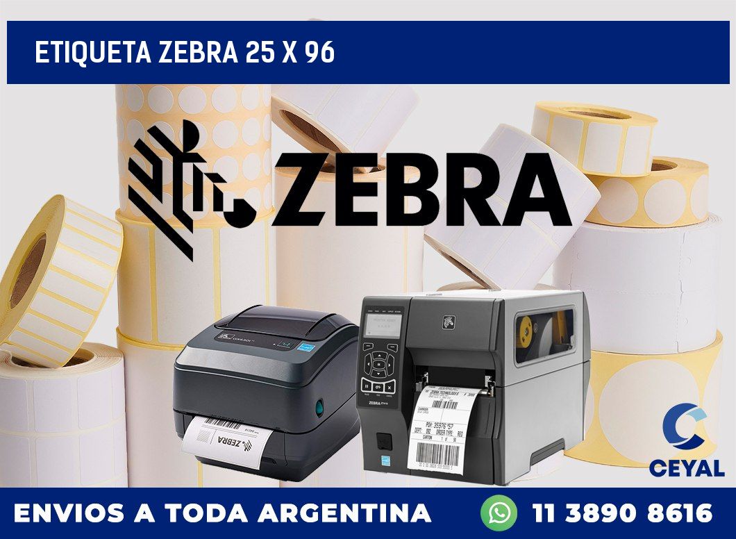 etiqueta zebra 25 x 96