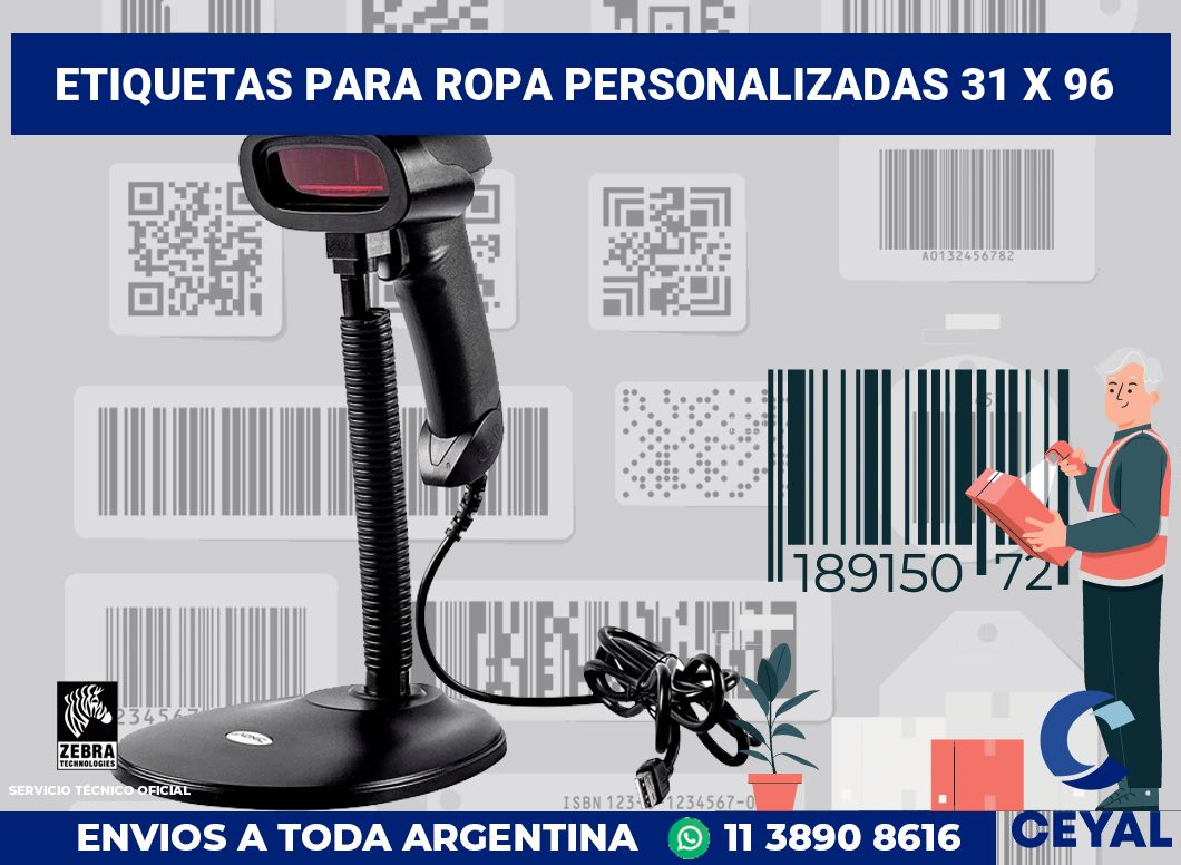 etiquetas para ropa personalizadas 31 x 96