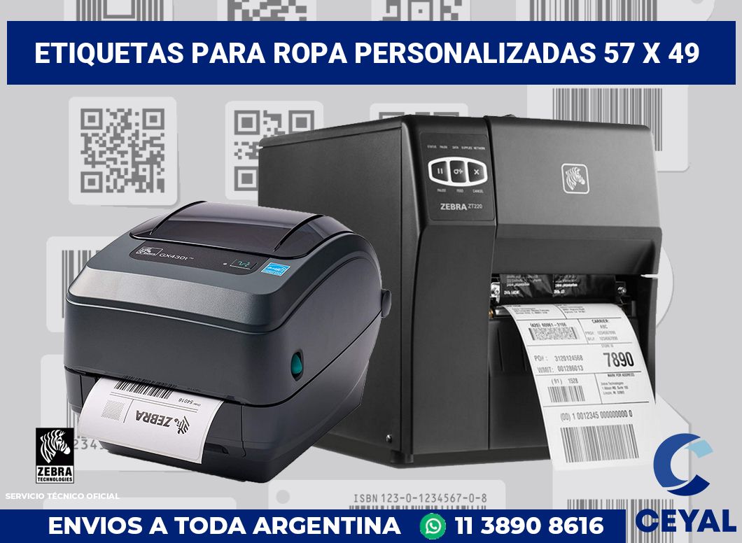 etiquetas para ropa personalizadas 57 x 49