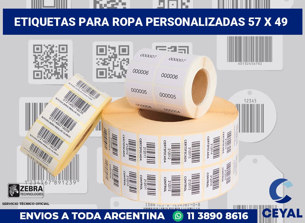 etiquetas para ropa personalizadas 57 x 49