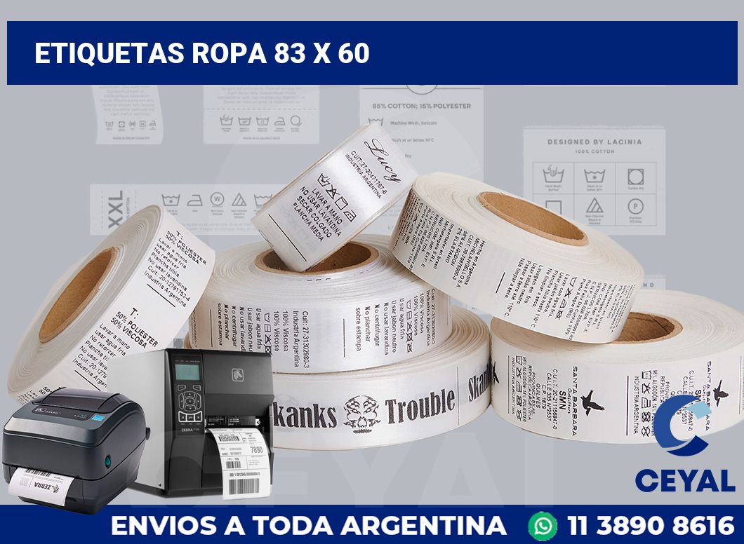 etiquetas ropa 83 x 60