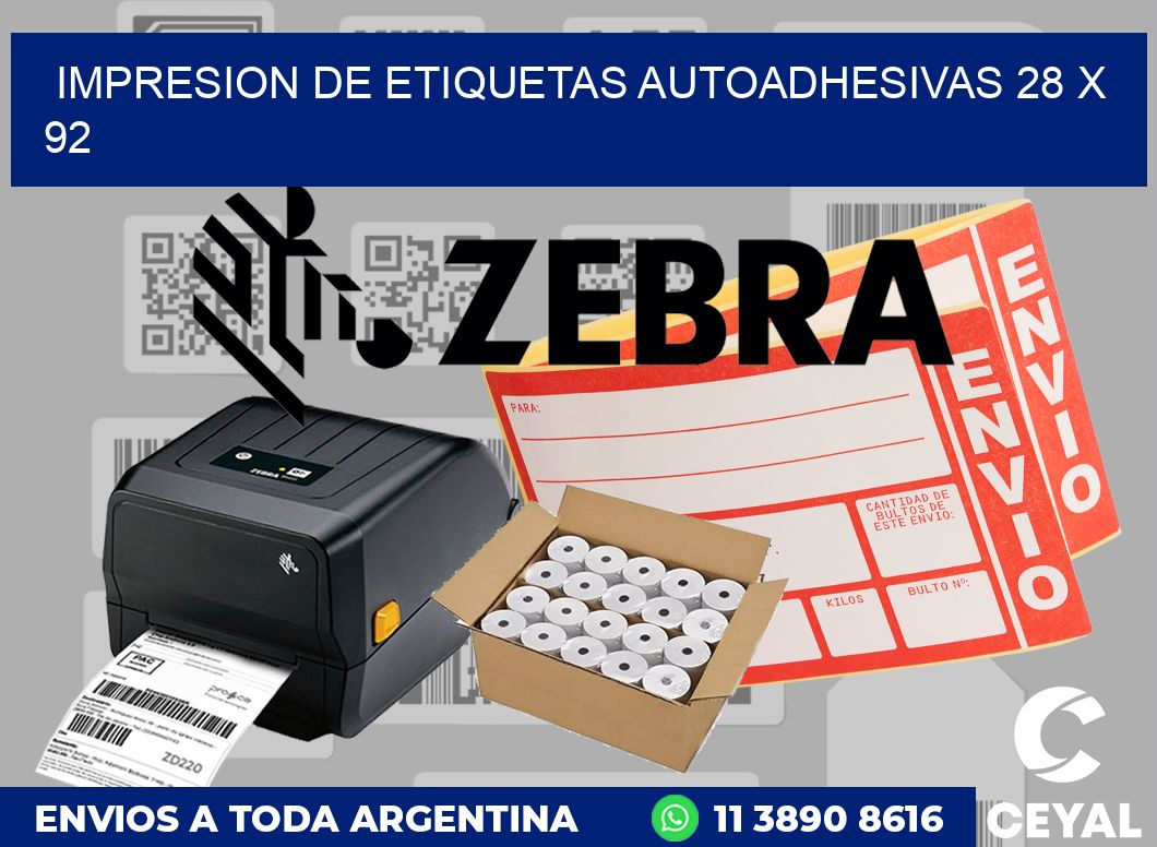 impresion de etiquetas autoadhesivas 28 x 92