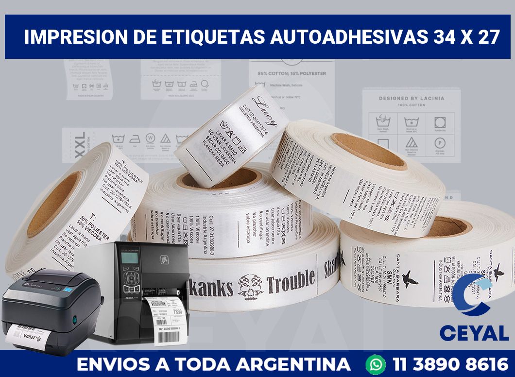 impresion de etiquetas autoadhesivas 34 x 27