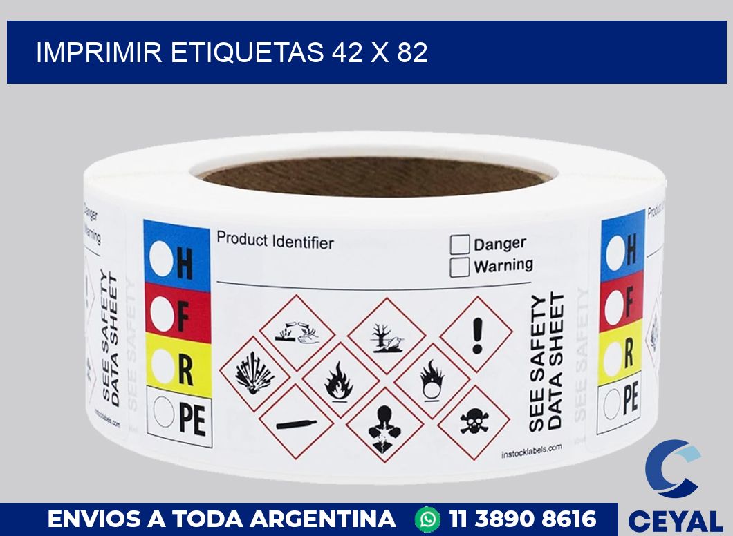 imprimir etiquetas 42 x 82