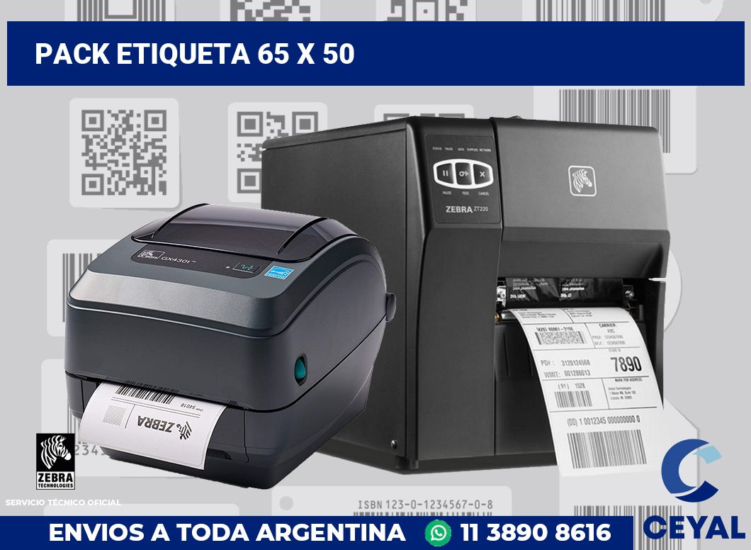 pack etiqueta 65 x 50