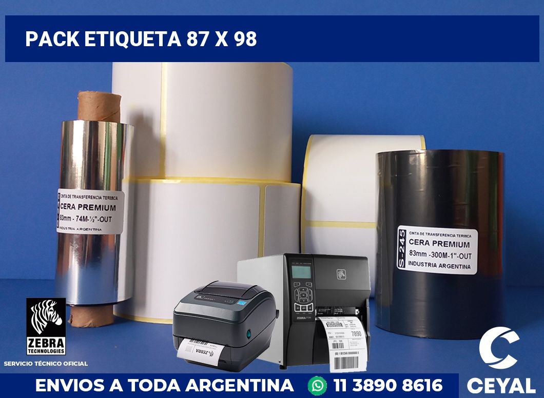 pack etiqueta 87 x 98