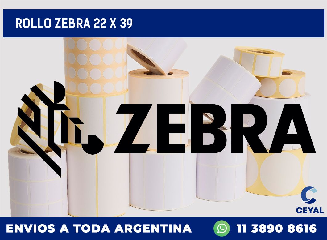 rollo zebra 22 x 39