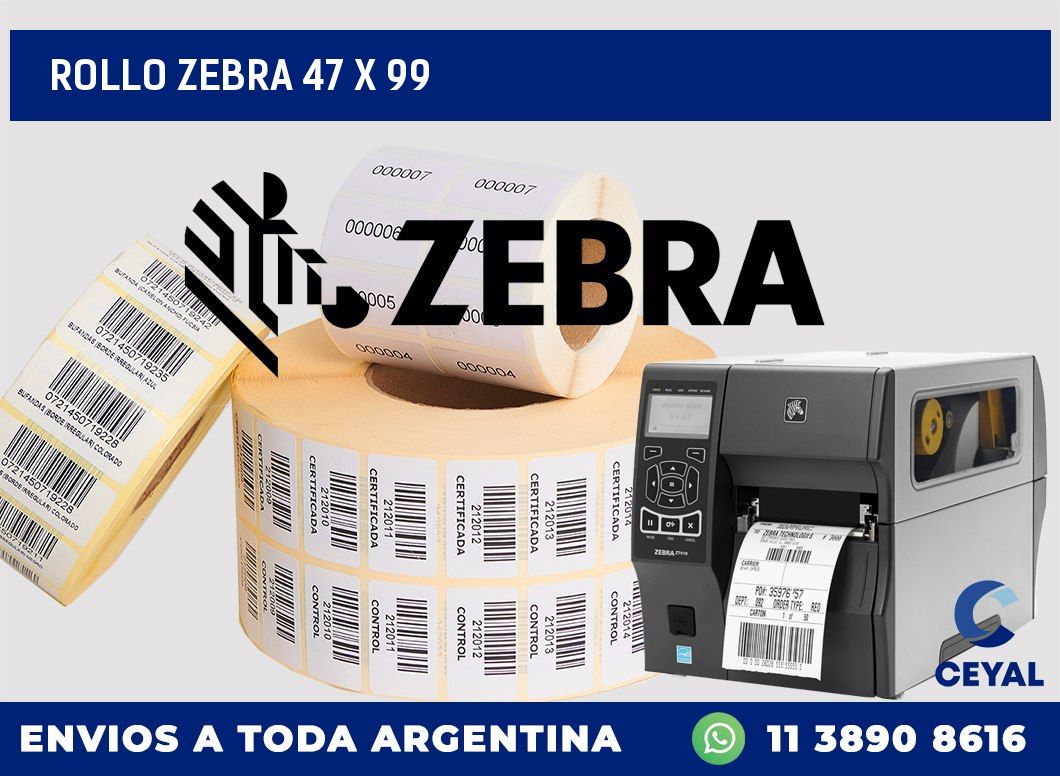 rollo zebra 47 x 99