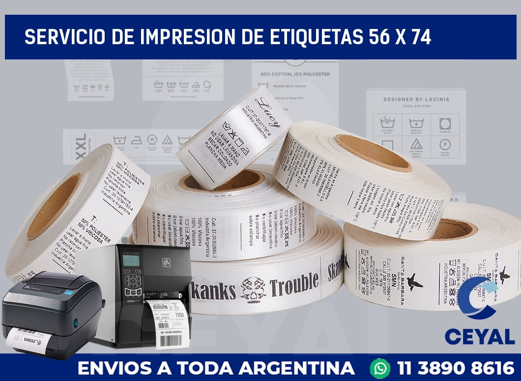 servicio de impresion de etiquetas 56 x 74