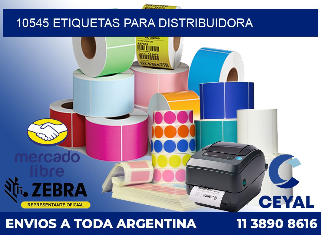 10545 Etiquetas para distribuidora
