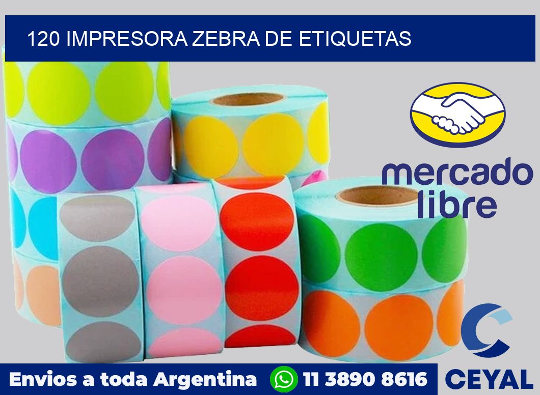 120 Impresora Zebra de etiquetas