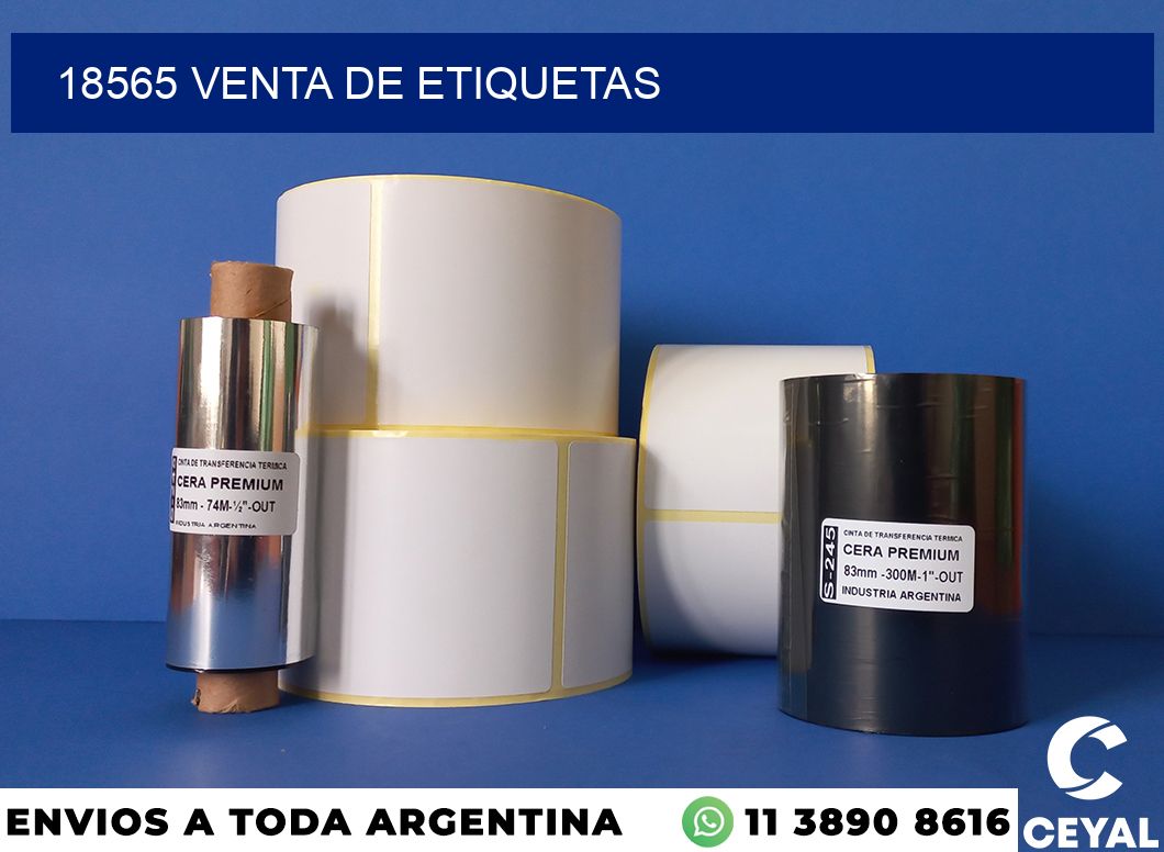 18565 venta de etiquetas