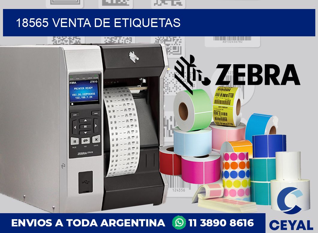 18565 venta de etiquetas