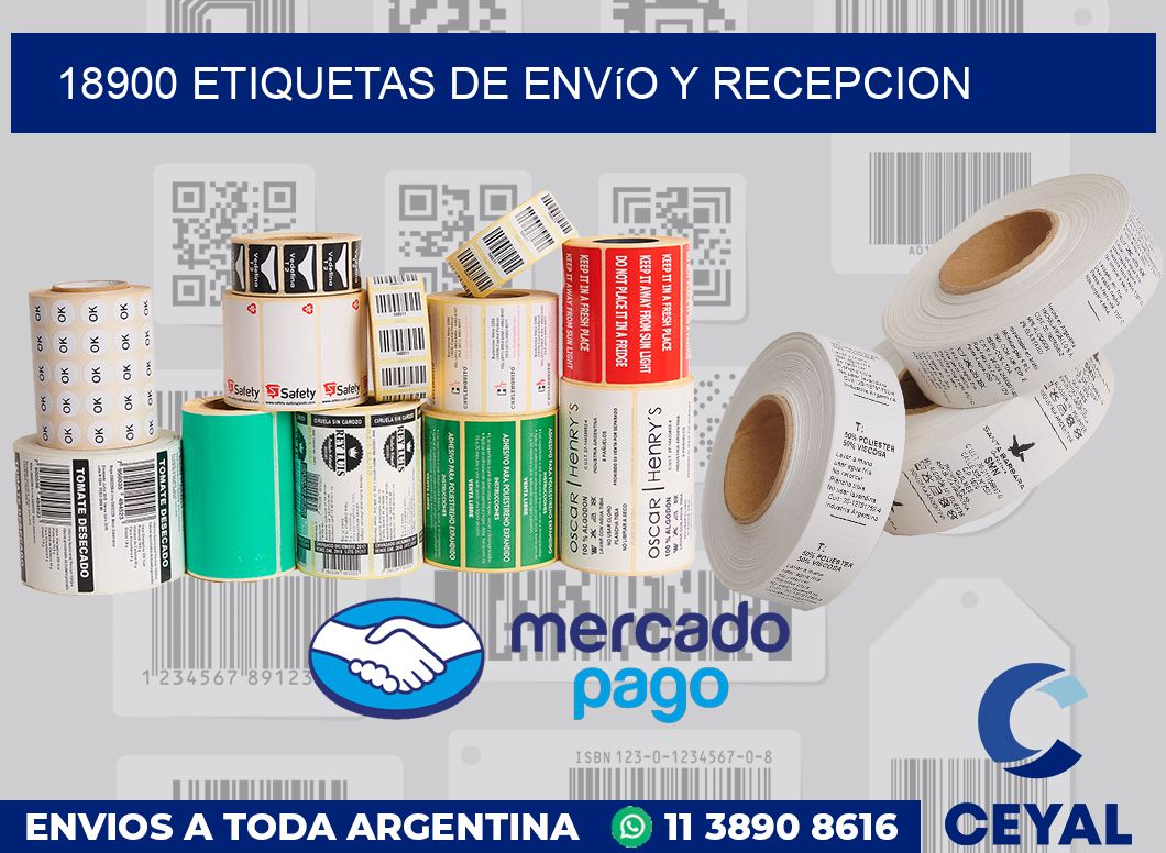 18900 Etiquetas de envío y recepcion