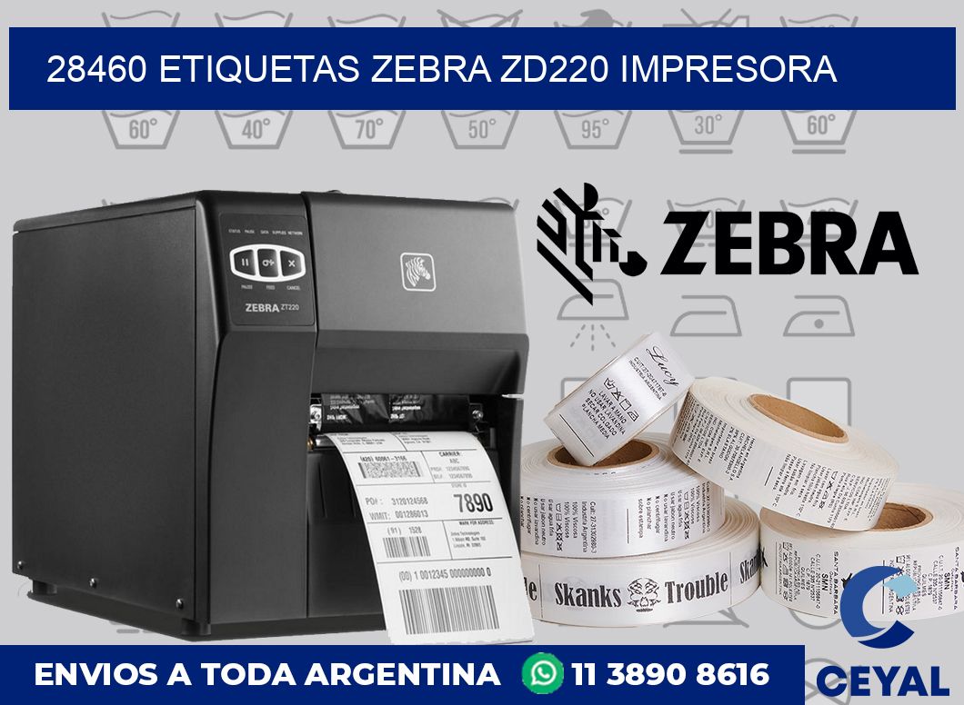 28460 etiquetas Zebra zd220 impresora