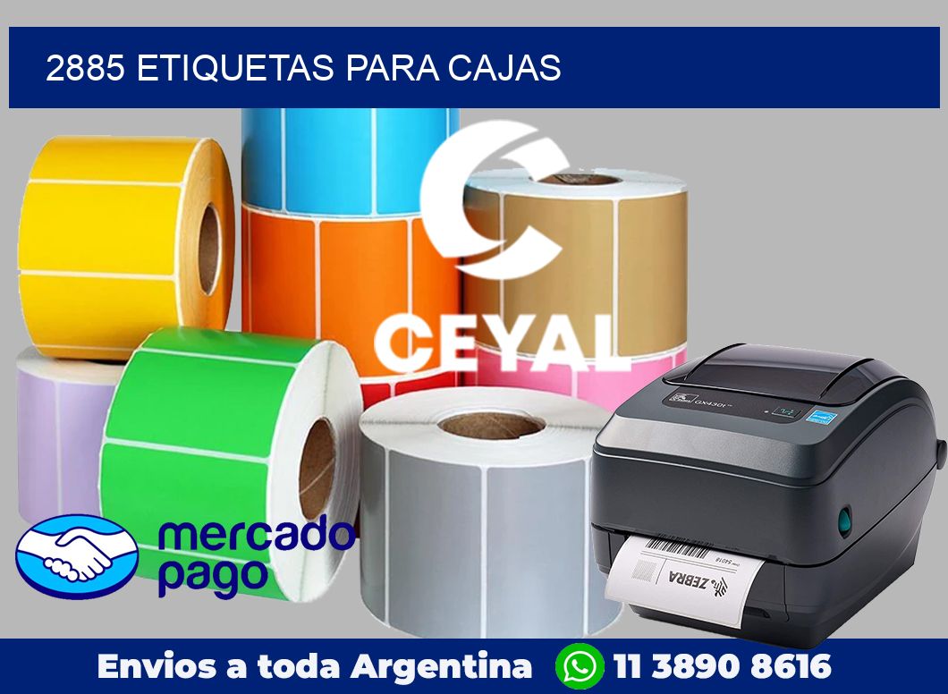 2885 Etiquetas para cajas