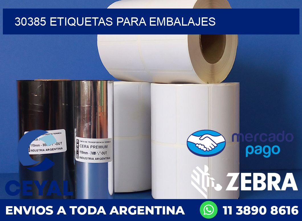 30385 etiquetas para embalajes