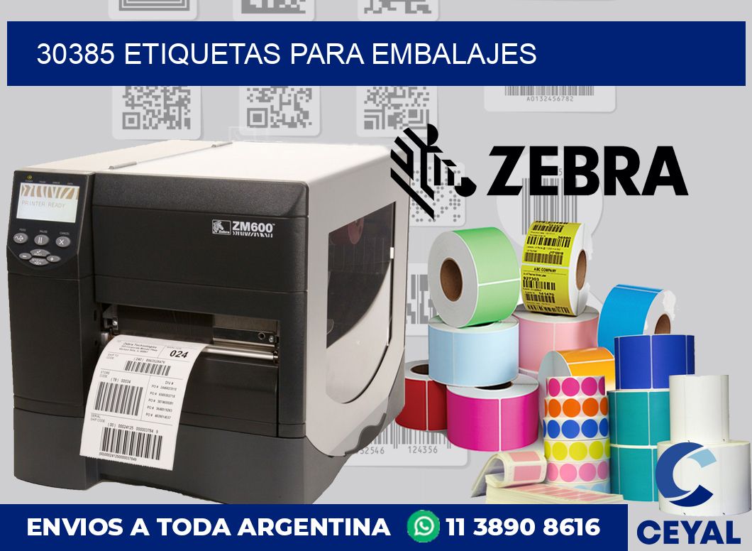 30385 etiquetas para embalajes