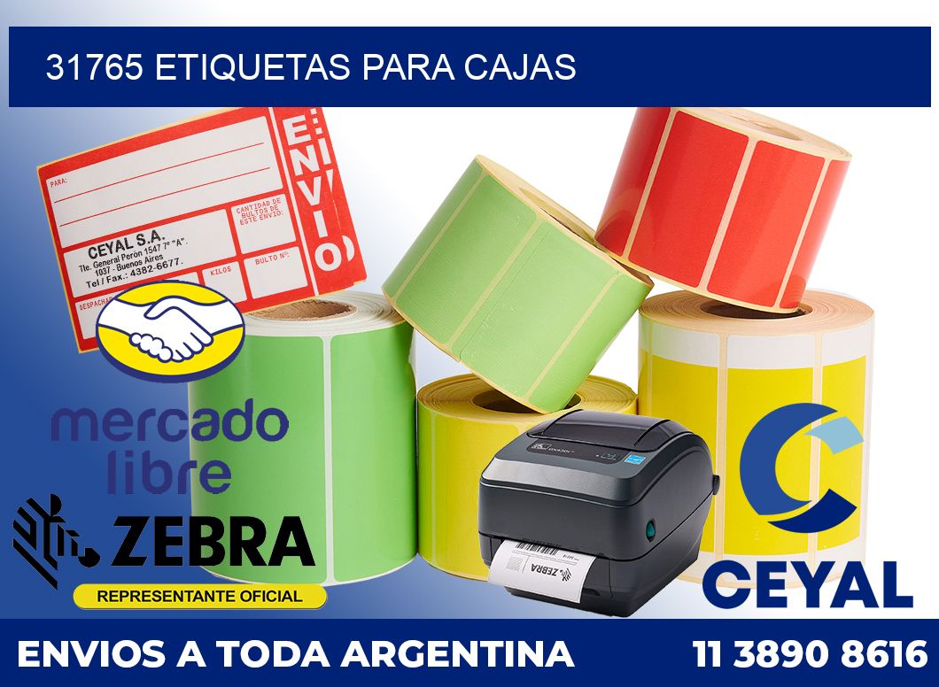 31765 etiquetas para cajas