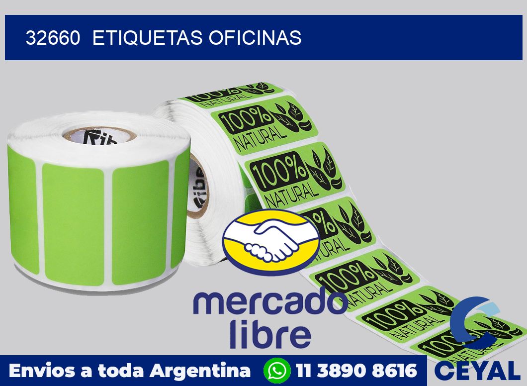 32660  Etiquetas oficinas