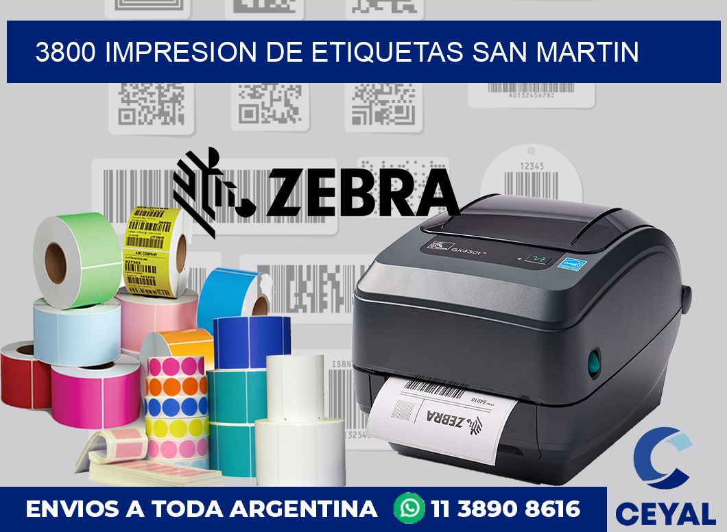 3800 Impresion de etiquetas San Martin