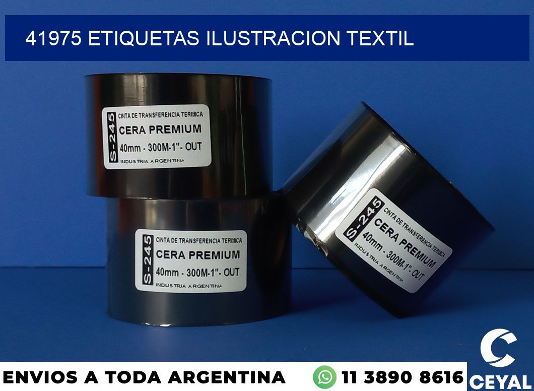 41975 etiquetas ilustracion textil
