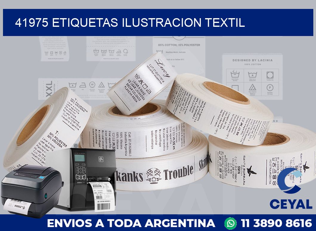 41975 etiquetas ilustracion textil