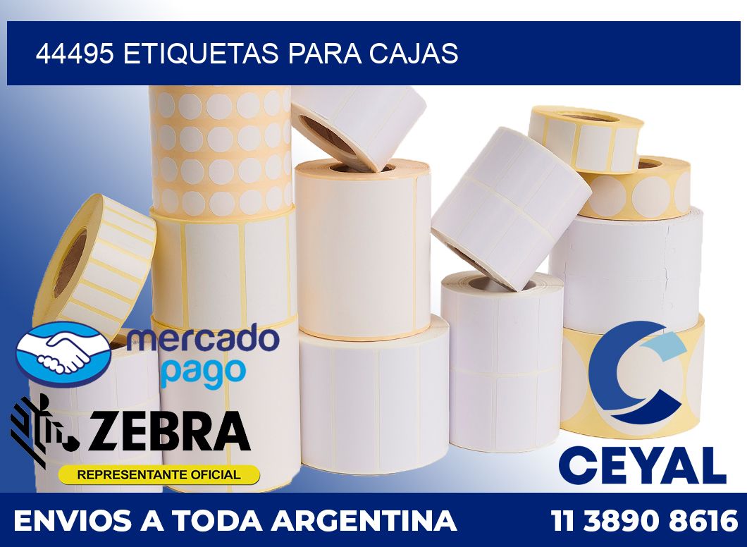 44495 Etiquetas para cajas