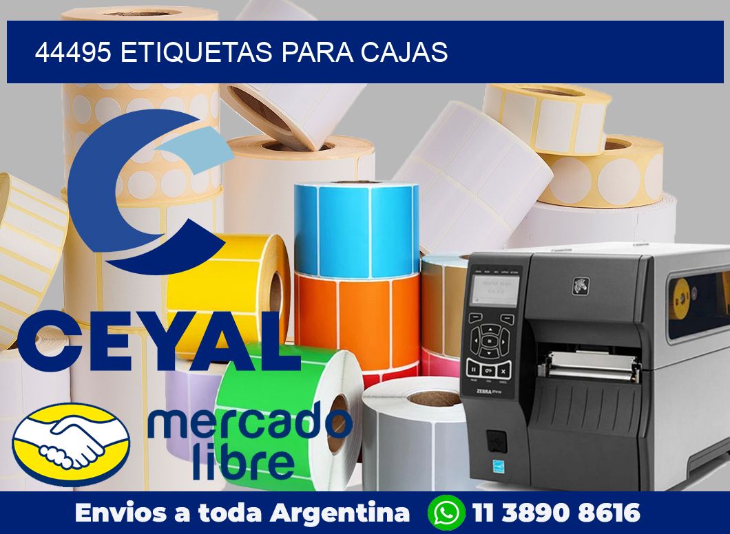 44495 Etiquetas para cajas