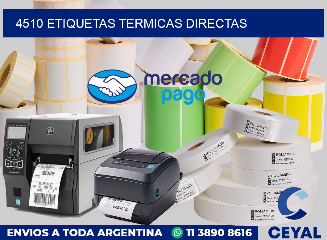 4510 Etiquetas termicas directas