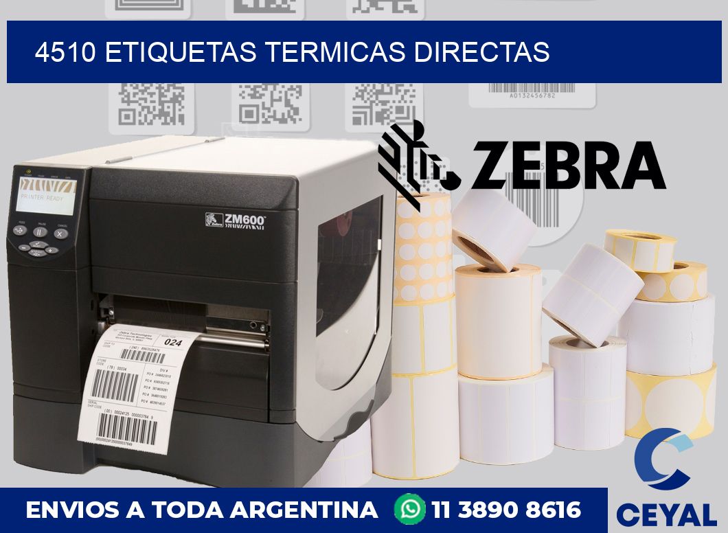4510 Etiquetas termicas directas