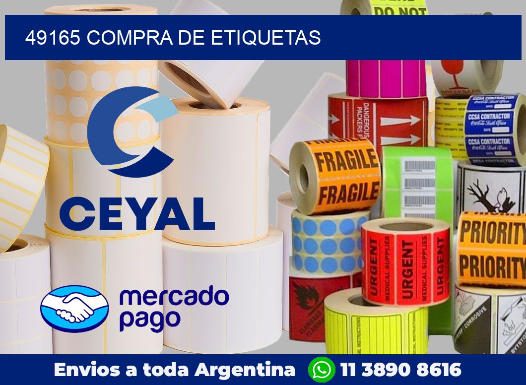 49165 compra de etiquetas