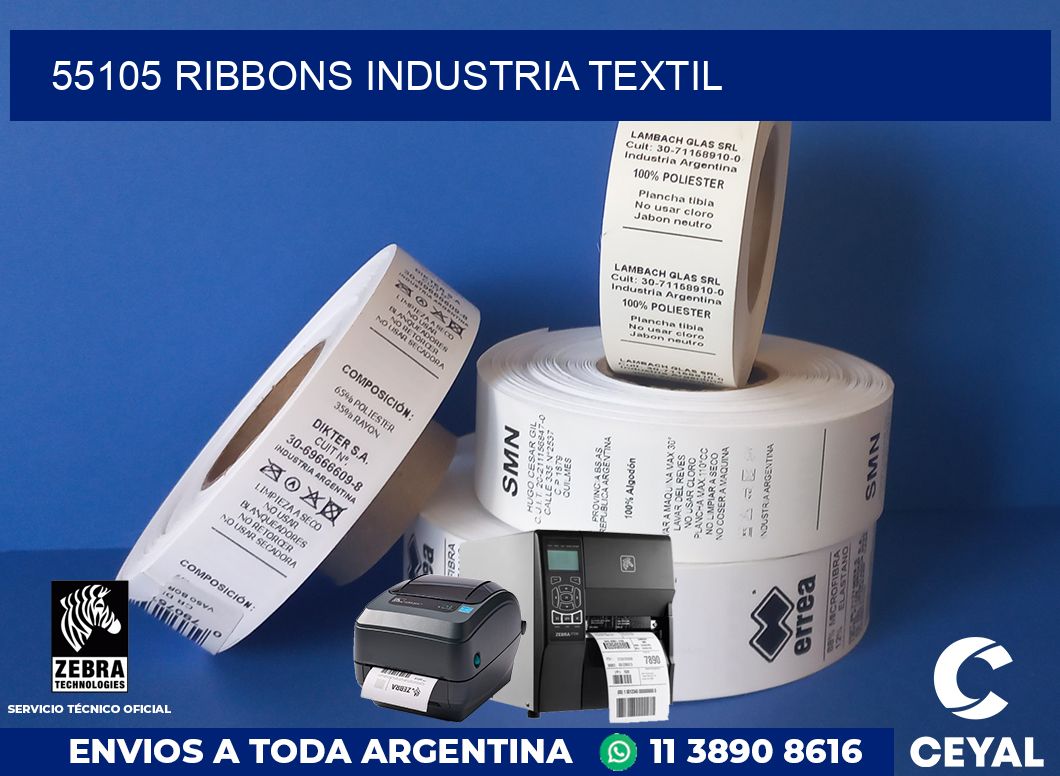 55105 ribbons industria textil