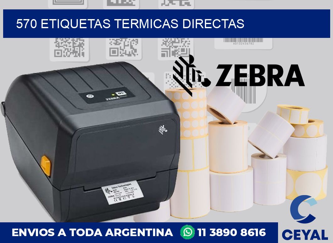 570 Etiquetas termicas directas