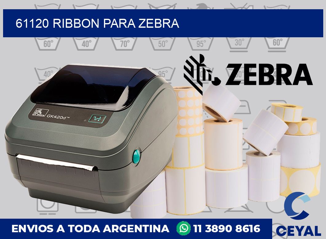 61120 ribbon para zebra