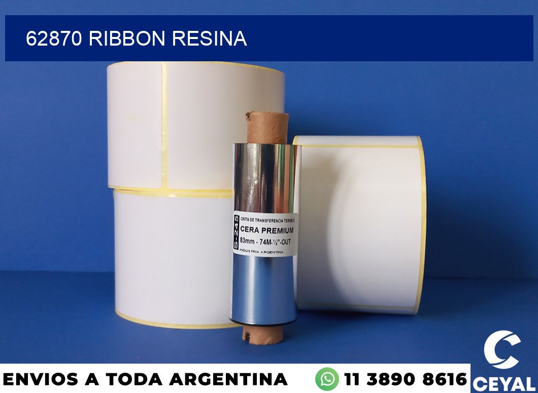 62870 ribbon resina