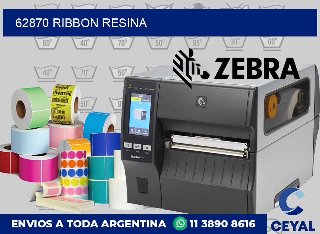 62870 ribbon resina