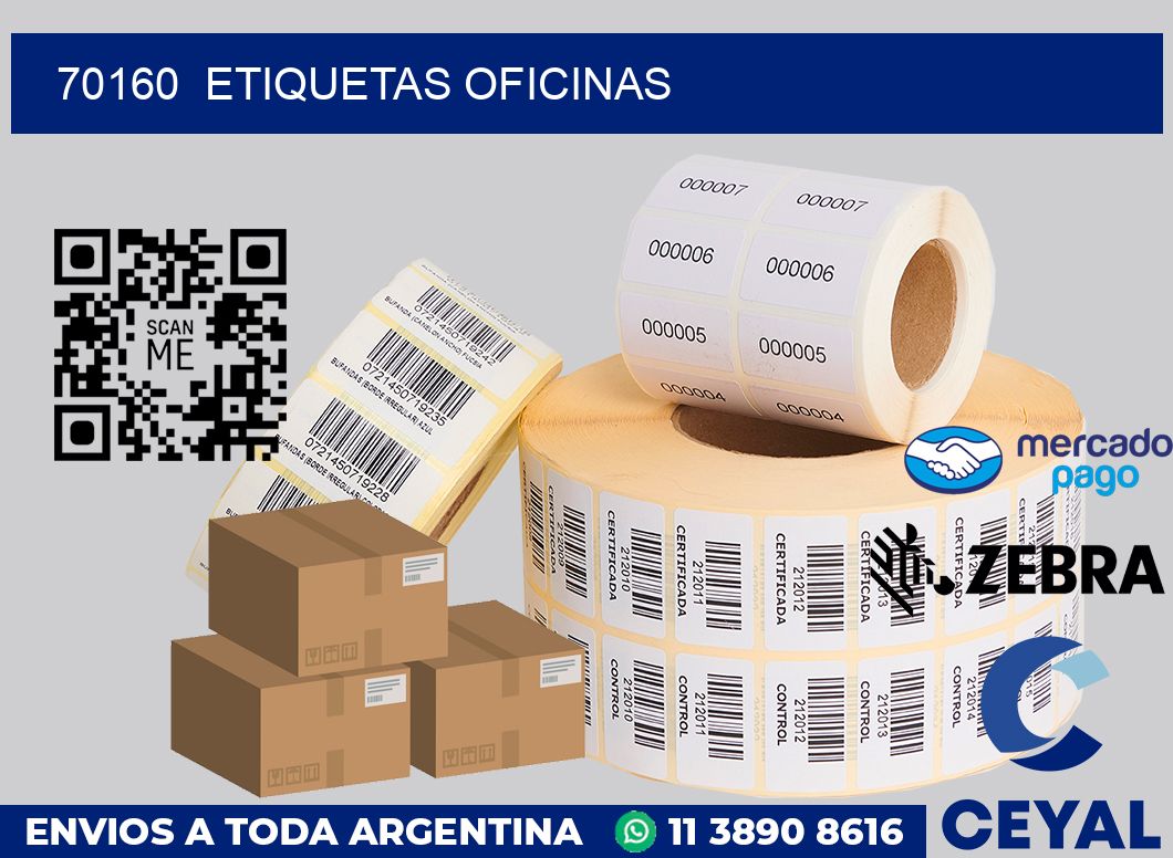 70160 Etiquetas oficinas