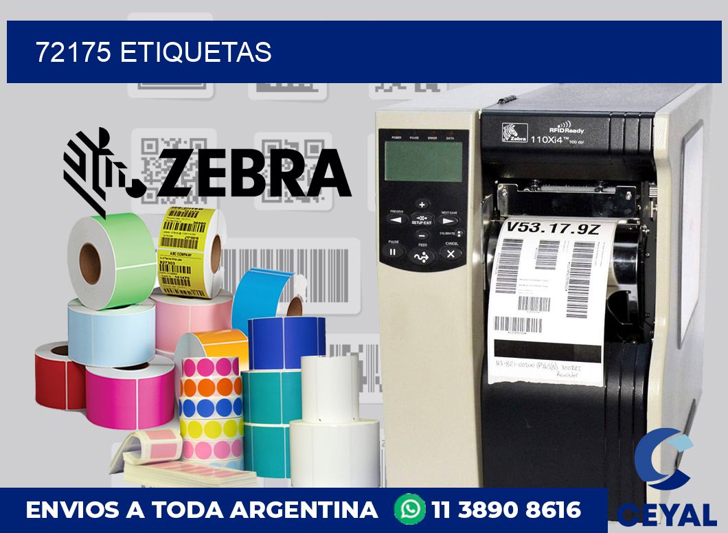 72175 etiquetas
