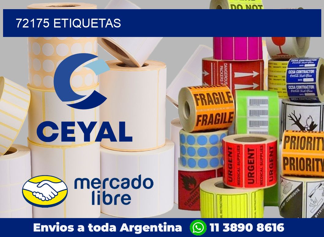 72175 etiquetas
