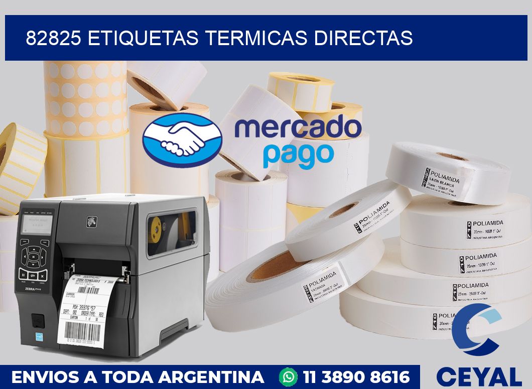 82825 Etiquetas termicas directas