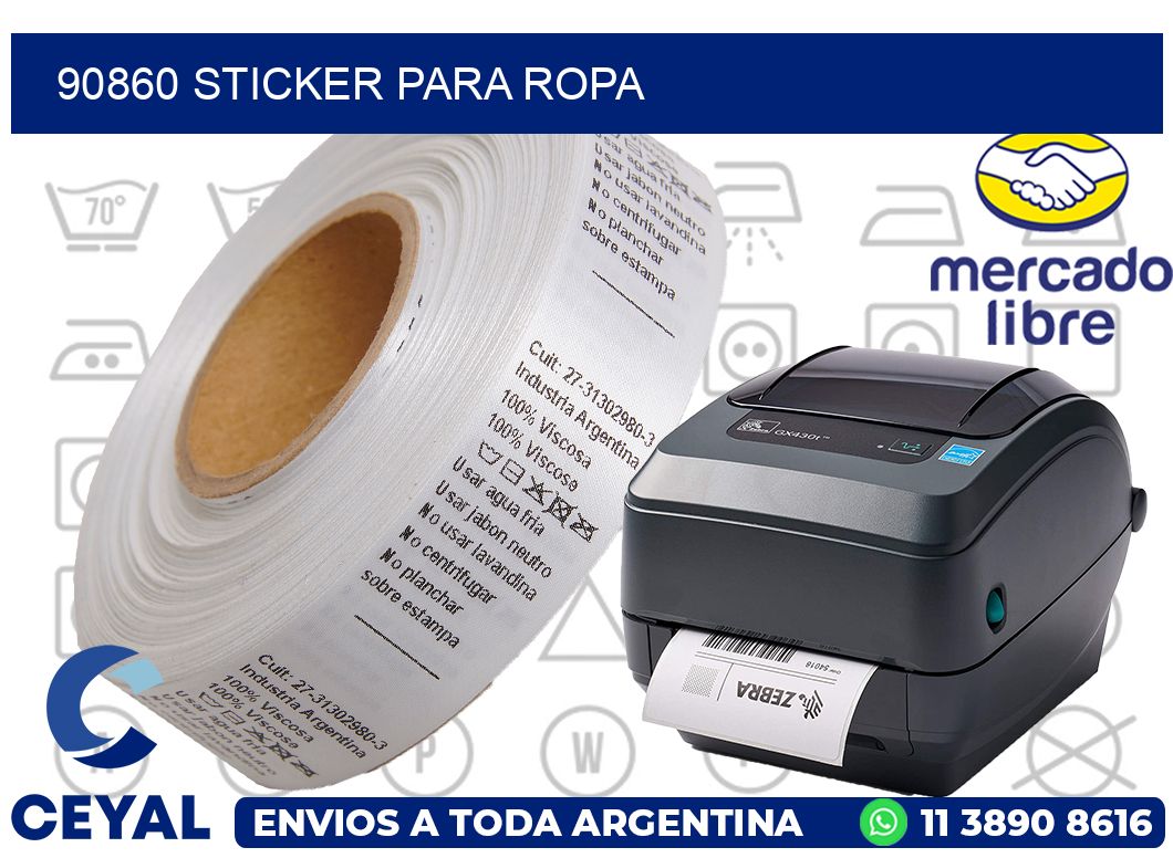 90860 Sticker para ropa