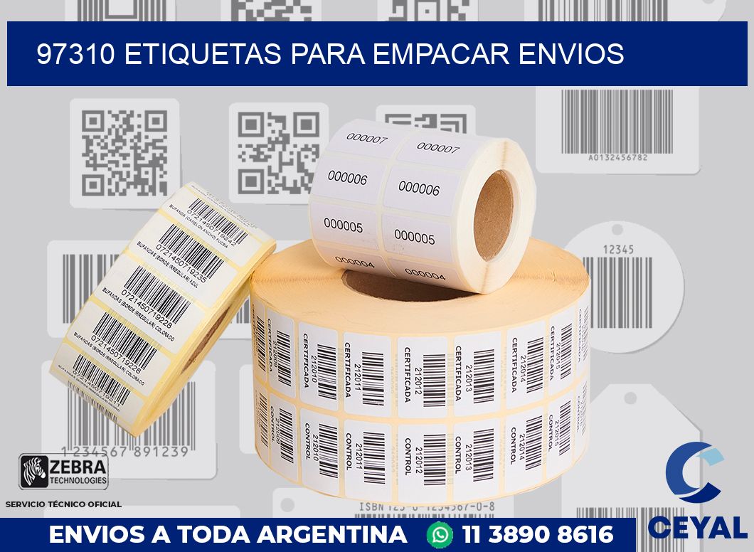 97310 Etiquetas para empacar envios