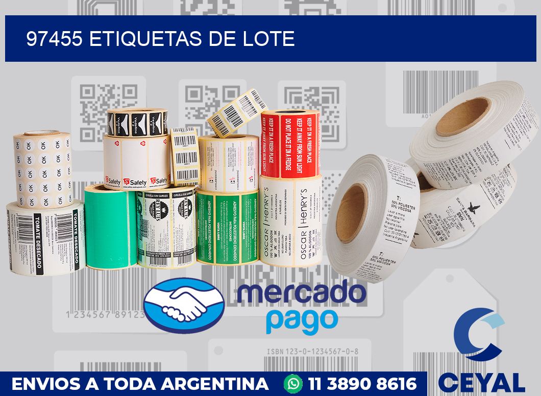 97455 Etiquetas de lote