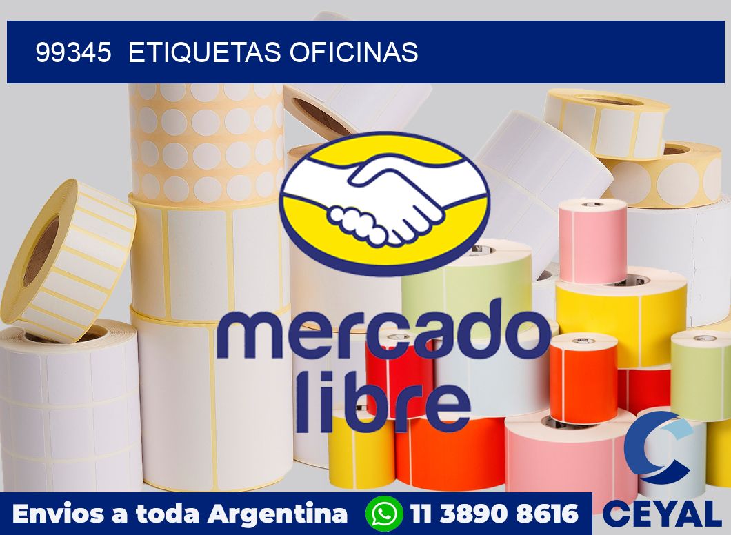 99345  Etiquetas oficinas