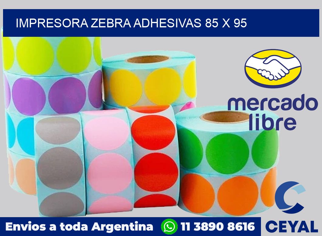 Impresora Zebra adhesivas 85 x 95